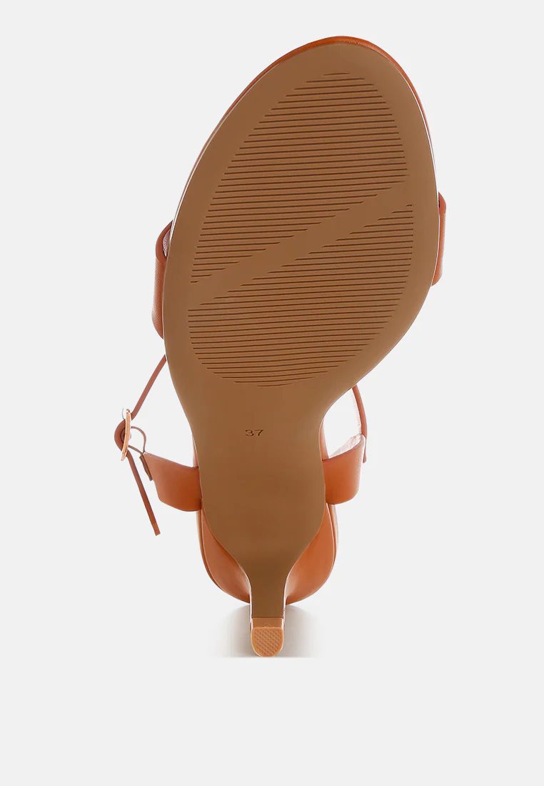 Tomari Pin Buckle Kitten Heel Sandals - Image 6