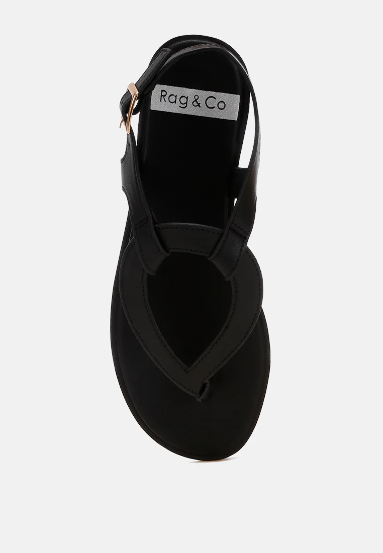 Torad Thong Toe Cut-Out Flats - Image 11