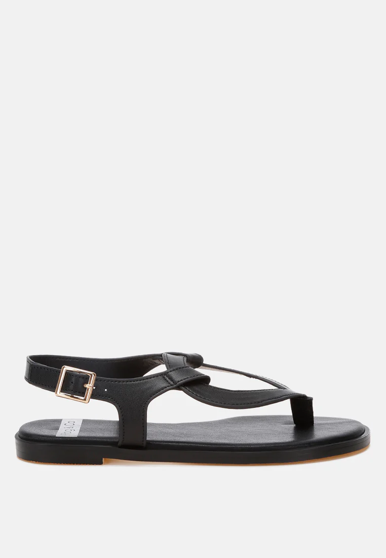 Torad Thong Toe Cut-Out Flats - Image 7