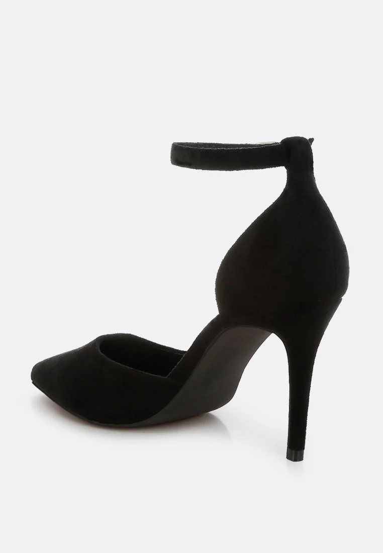 Ushra Microfiber Stiletto Sandals - Image 20