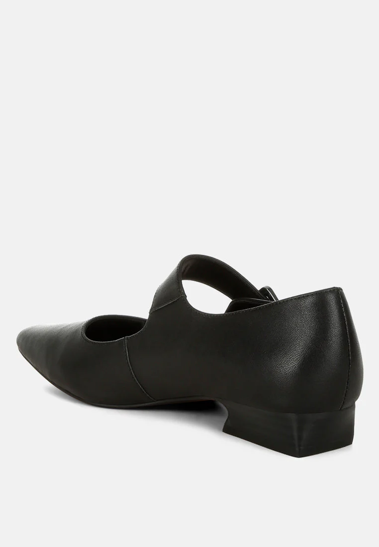 Vernis Genuine Leather Mary Jane Sandals - Image 13