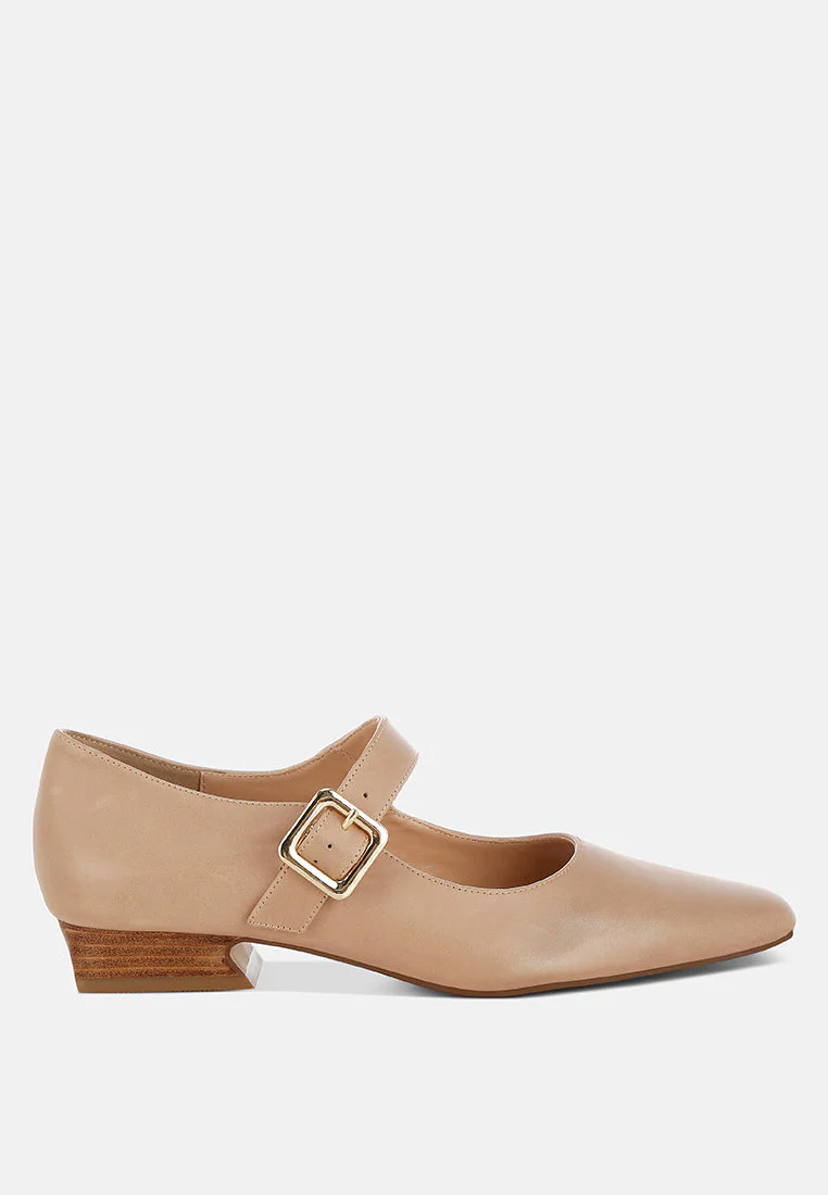 Vernis Genuine Leather Mary Jane Sandals - Image 21