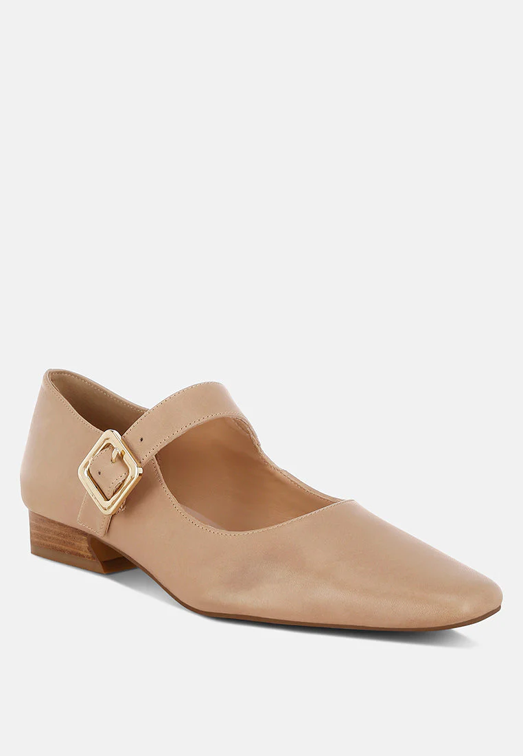 Vernis Genuine Leather Mary Jane Sandals - Image 22