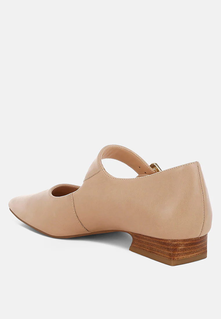 Vernis Genuine Leather Mary Jane Sandals - Image 23