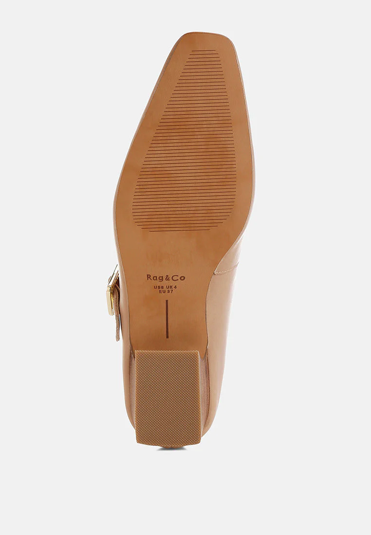 Vernis Genuine Leather Mary Jane Sandals - Image 25