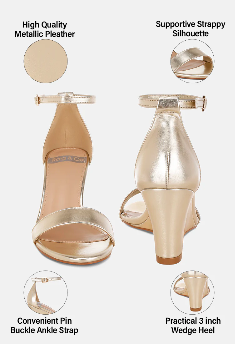 Volora Dressy Wedge Heel Sandals - Image 8