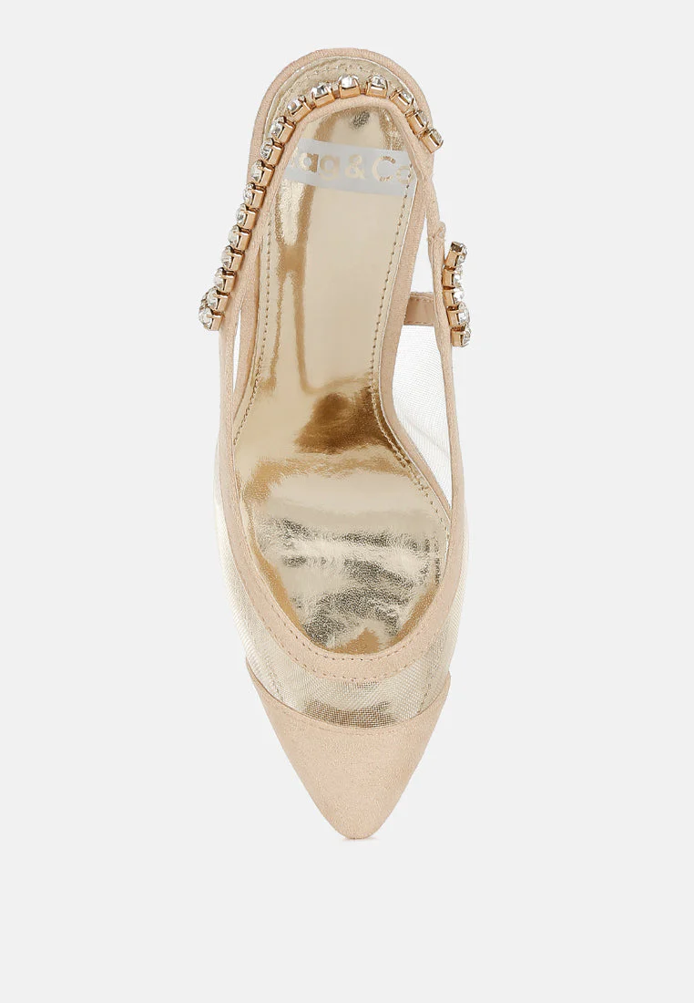 Yaga Stiletto Heel Slingback Sandals - Image 4