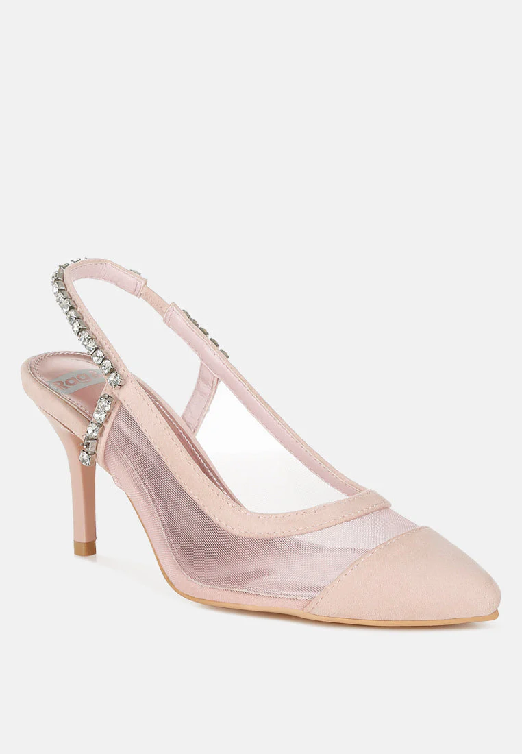 Yaga Stiletto Heel Slingback Sandals - Image 7